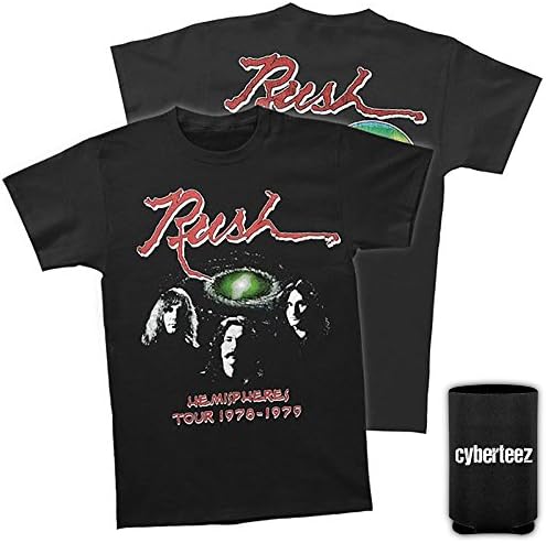 Amazon.com: Rush Moving Pictures 1981 Tour Black T Shirt (Small